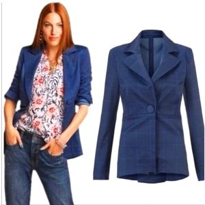 CAbi Check Blazer  #5475 size 12